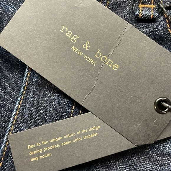 NWT New With Tags Rag & Bone Fit 2 Slim Button Fly Jeans 29x32 - Picture 3 of 13